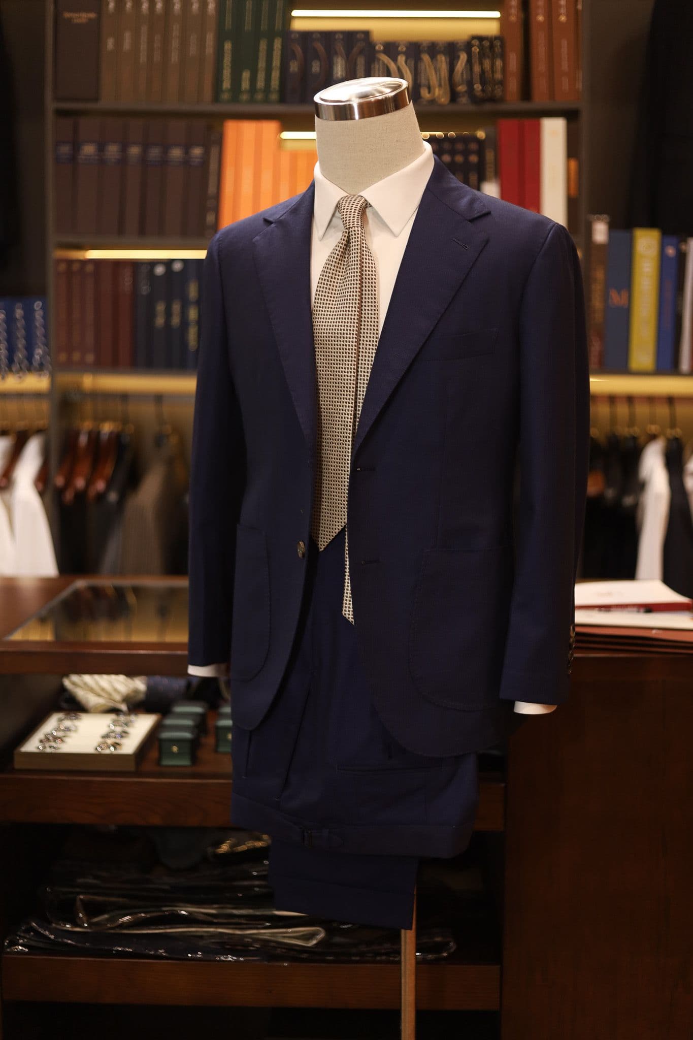 Scabal Super 180s Navy Suit
